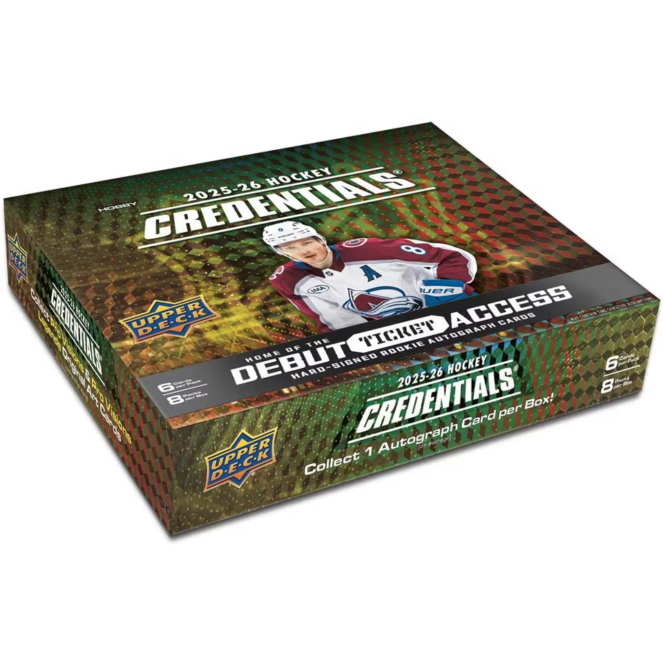 Upper Deck Credentials 2025/26 Hobby Box