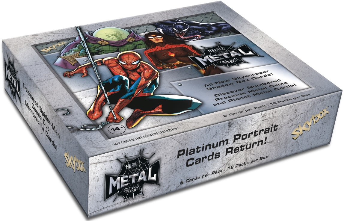 2022 Upper Deck Marvel Spider-Man Metal Universe Hobby Box