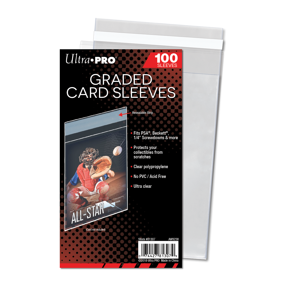 Ultra Pro Graded Card Sleeves Resealable (100-pack)