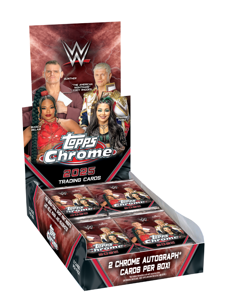 2025 Topps Chrome WWE Hobby Box