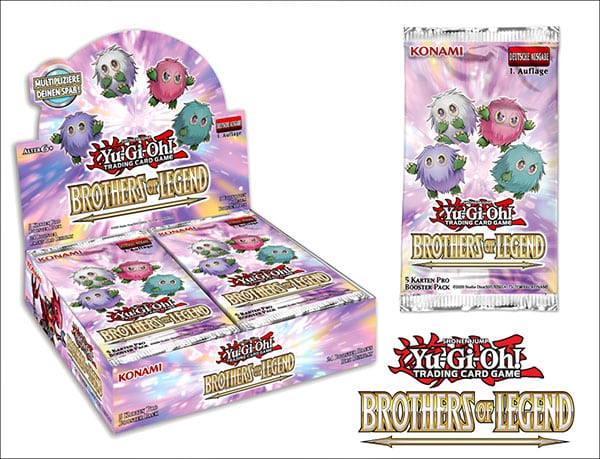 Yu-Gi-Oh! Brothers of Legend – Display med 24 paket (engelska)