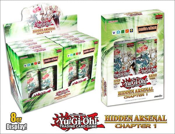 Yu-Gi-Oh! Hidden Arsenal: Chapter 1 – Display (8 boxar, engelska)